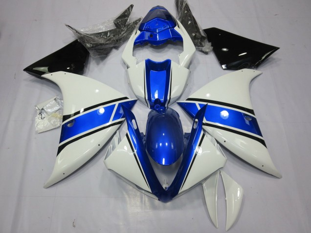 2009-2012 OEM Style Blue White Yamaha R1 Fairings for Sale