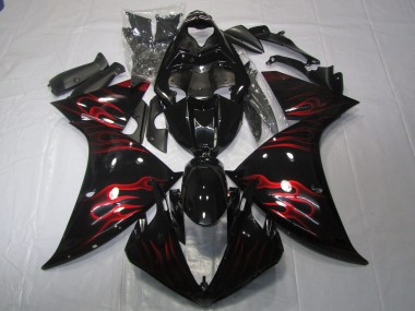 2009-2012 Red Flame Yamaha R1 Fairings for Sale