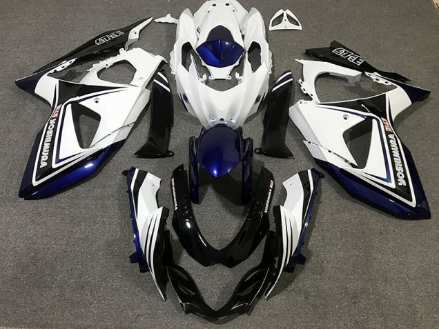 2009-2016 Blue Black and white Suzuki GSXR 1000 Fairings for Sale