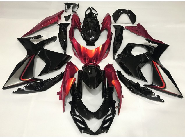 2009-2016 Burnt Orange and Black Suzuki GSXR 1000 Fairings for Sale