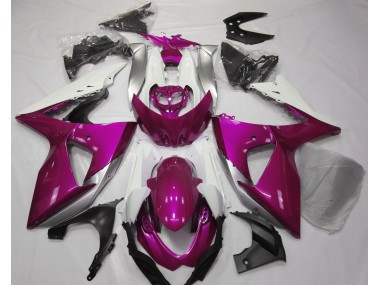 2009-2016 Gloss Pink & White Suzuki GSXR 1000 Fairings for Sale