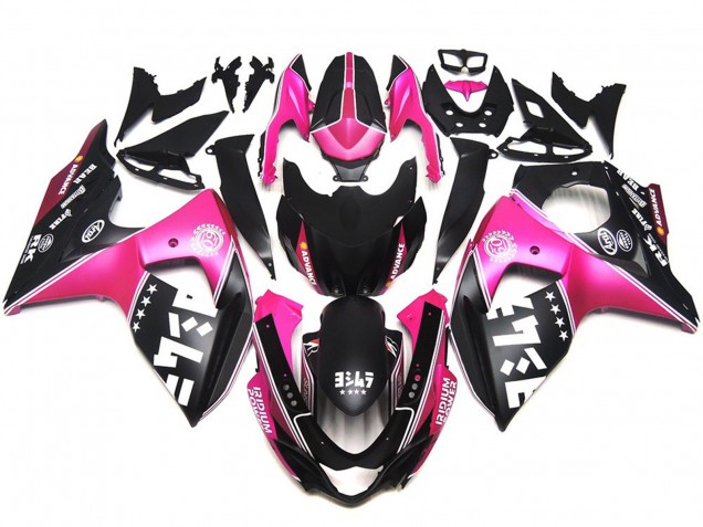 2009-2016 Matte Pink Custom Suzuki GSXR 1000 Fairings for Sale