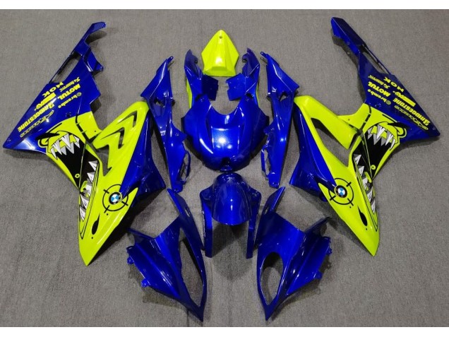 2009-2018 Gloss Blue and Yellow Shark BMW S1000RR Fairings for Sale