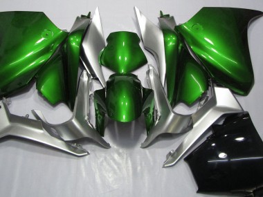 2010-2013 Deep Green and Silver Honda VFR1200 Fairings for Sale