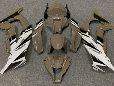 2011-2015 Gloss Brown & White Kawasaki ZX10R Fairings for Sale