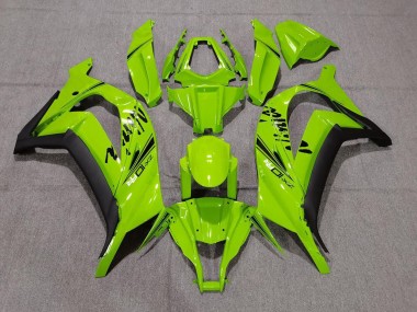 2011-2015 Gloss Green & Black Kawasaki ZX10R Fairings for Sale