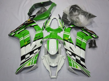 2011-2015 Green White Black Kawasaki ZX10R Fairings for Sale