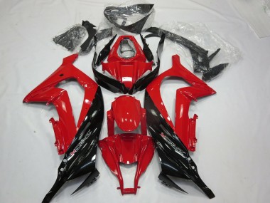 2011-2015 Red Black Gloss Kawasaki ZX10R Fairings for Sale