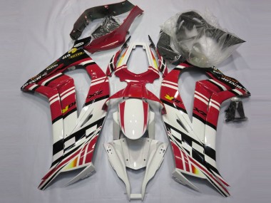 2011-2015 Red Black and White Kawasaki ZX10R Fairings for Sale