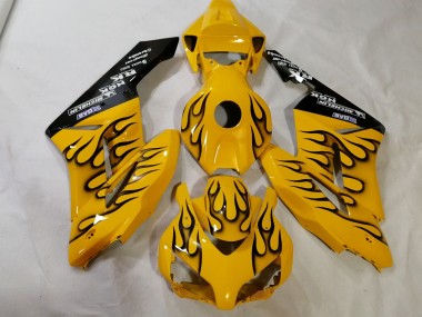 2012-2016 Custom Yellow Flame Honda CBR1000RR Fairings for Sale