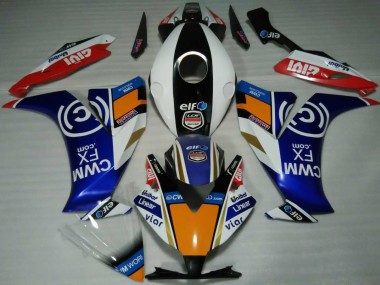 2012-2016 Elf Blue and Orange Honda CBR1000RR Fairings for Sale