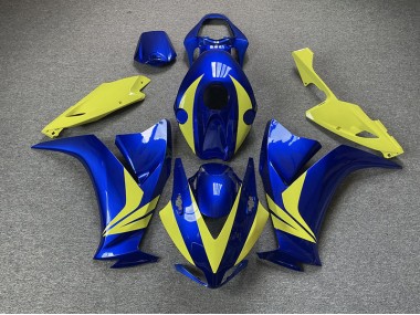 2012-2016 Gloss Blue and High Vis Yellow Honda CBR1000RR Fairings for Sale