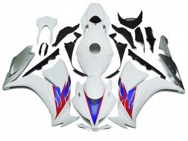 2012-2016 Gloss White and Silver Honda CBR1000RR Fairings for Sale