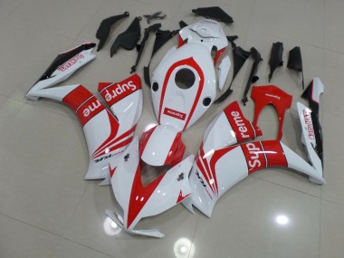 2012-2016 White Supreme Honda CBR1000RR Fairings for Sale