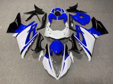 2013-2016 Gloss White and Blue Triumph Daytona 675 Fairings for Sale