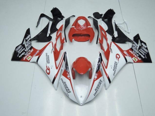 2013-2016 Red and White Triumph Daytona 675 Fairings for Sale