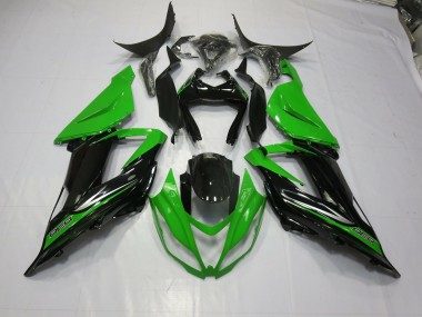 2013-2018 Green Black Kawasaki ZX6R Fairings for Sale