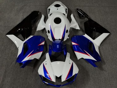 2013-2020 Gloss White and Deep Blue Honda CBR600RR Fairings for Sale