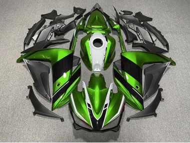 2015-2018 Green Black and White Yamaha R3 Fairings for Sale