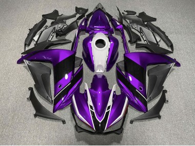 2015-2018 Purple Black and White Yamaha R3 Fairings for Sale