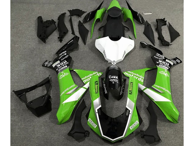 2015-2019 Gloss Green Style Yamaha R1 Fairings for Sale