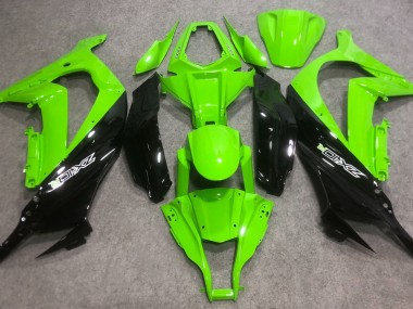 2016-2019 Bright Green & Green R Kawasaki ZX10R Fairings for Sale