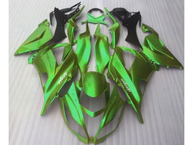 2016-2019 Candy Green Gloss Kawasaki ZX10R Fairings for Sale