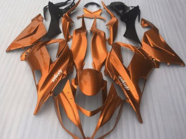 2016-2019 Candy Orange Gloss Kawasaki ZX10R Fairings for Sale