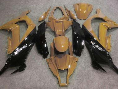 2016-2019 Desert Tan and Black Kawasaki ZX10R Fairings for Sale