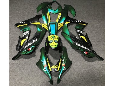 2016-2019 Forest Green Shark Kawasaki ZX10R Fairings for Sale