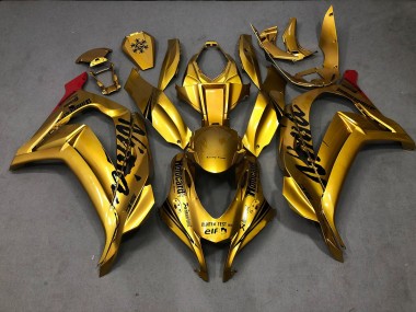 2016-2019 Gold Kawasaki ZX10R Fairings for Sale