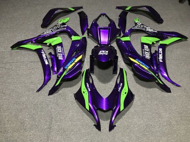 2016-2019 Pearl Purple Trickstar Kawasaki ZX10R Fairings for Sale