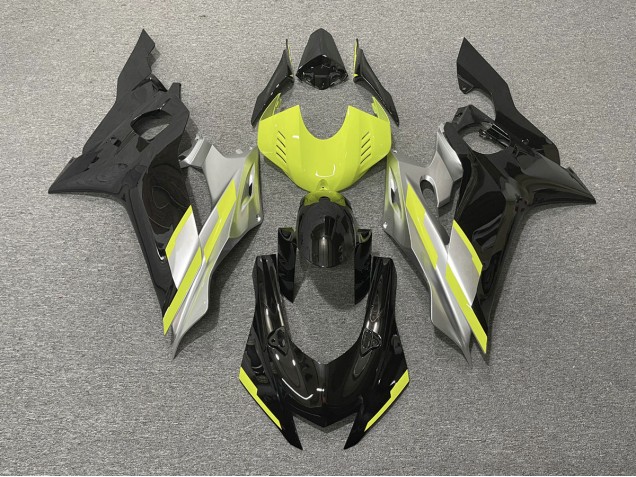 2017-2019 Black with Floro Yellow Yamaha R6 Fairings for Sale