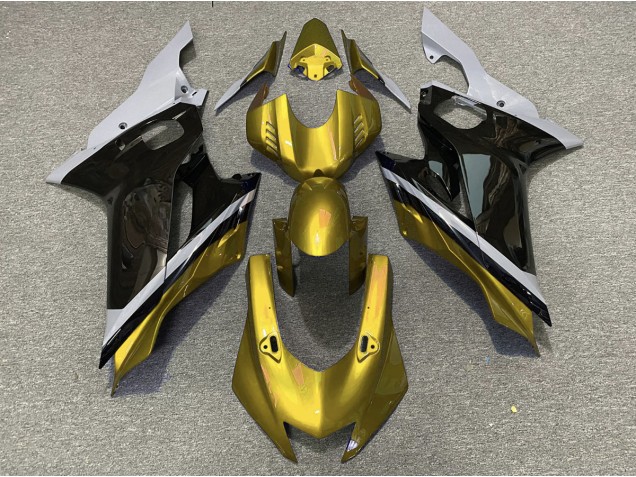 2017-2019 Cement Black and Gold Yamaha R6 Fairings for Sale