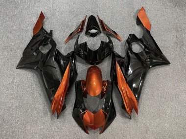 2017-2019 Gloss Black & Burnt Orange Yamaha R6 Fairings for Sale