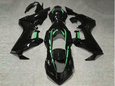 2017-2019 Gloss Black & Forest Green Lining Honda CBR1000RR Fairings for Sale