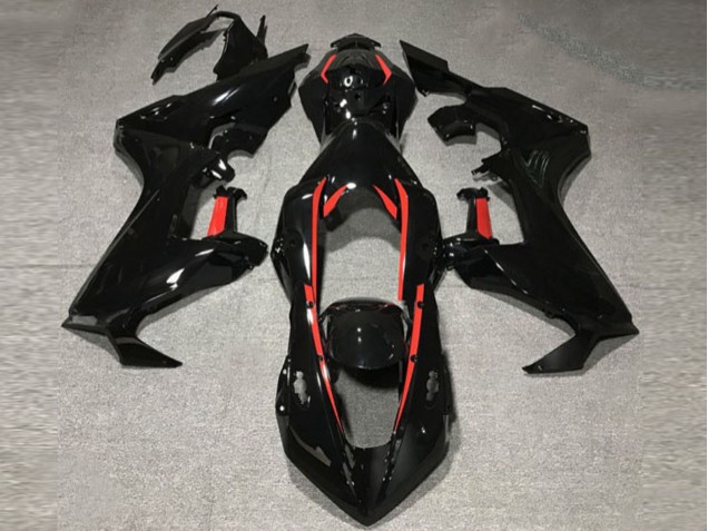 2017-2019 Gloss Black W Red Lining Honda CBR1000RR Fairings for Sale