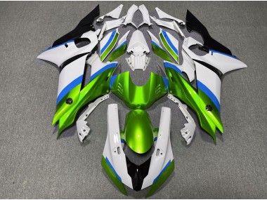 2017-2019 Gloss Green and Light Blue Yamaha R6 Fairings for Sale