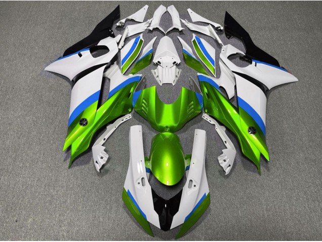 2017-2019 Gloss Green and Light Blue Yamaha R6 Fairings for Sale