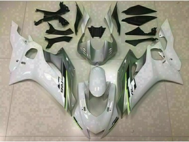 2017-2019 Gloss White and Silver Yamaha R6 Fairings for Sale