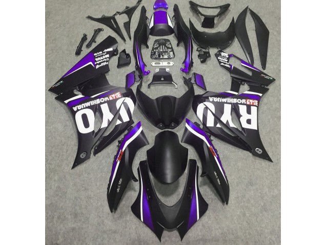 2017-2019 Matte Black & Purple Suzuki GSXR 1000 Fairings for Sale