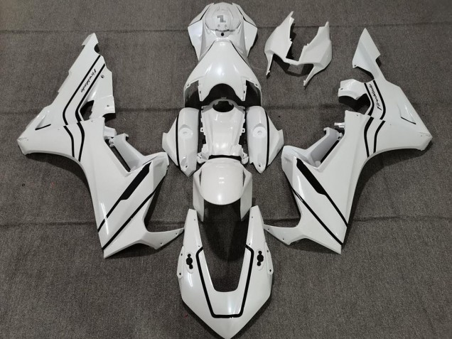 2017-2019 Pearl White and Black Honda CBR1000RR Fairings for Sale