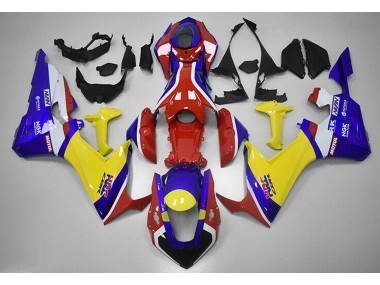 2017-2019 Red Blue and Yellow HRC Honda CBR1000RR Fairings for Sale