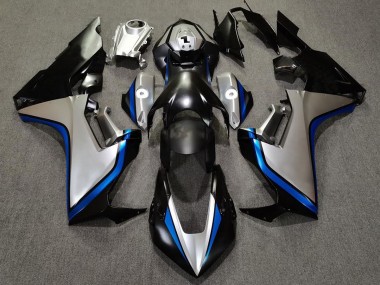 2017-2019 Silver and Black & Blue Honda CBR1000RR Fairings for Sale