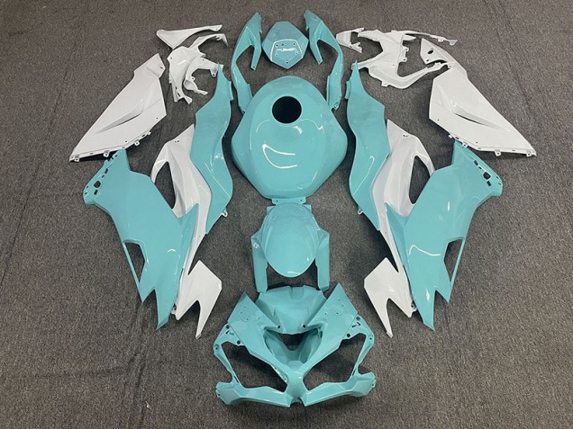 2019-2020 Aqua Kawasaki ZX6R Fairings for Sale