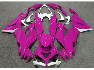 2019-2020 Gloss Pink & White Kawasaki ZX6R Fairings for Sale