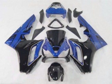 2006-2008 Blue Flag / Black Triumph Daytona 675 Fairings for Sale